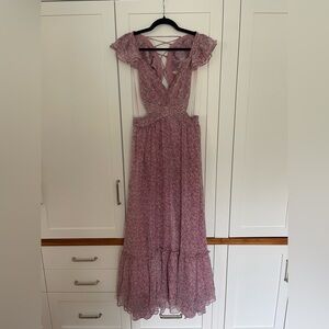 ASTR the Label Pink Floral Women's Dress